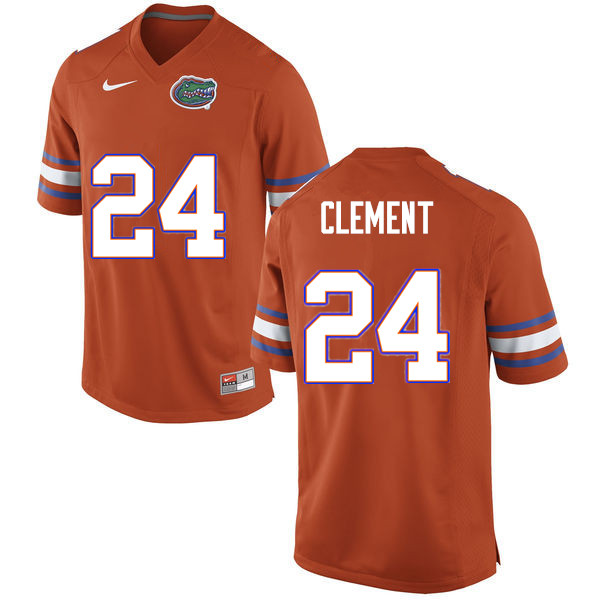 Men #24 Iverson Clement Florida Gators College Football Jerseys Sale-Orange